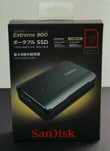 美品 SanDisk Extreme 900 ポータブルSSD 1.92TB おまけ付