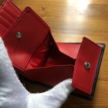 【土屋革具 訳あり 】 イタリアンレザー メンズ　財布 長財布　二つ折り財布 牛革 ヌメ革 1円 ハンドメイド コインケース　カード入れ_画像4