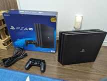 PS4 Pro 本体/箱 セット 1TB ブラック SONY PlayStation4 CUH-7200B 動作確認済 プレステ4プロ_画像1