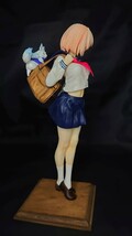 マシュ・キリエライト 制服ver Fate 23cm Grand Order FGO フィギュア プラモデル ガレージキットフェイト 塗装済み完成品　美少女フィギュ_画像5