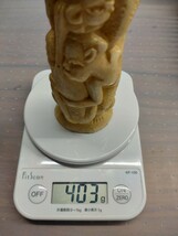 象牙風 アフリカ アンティーク 工芸品 置物_画像4