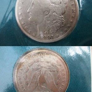 モルガンダラー 銀貨 1ドル セット 5枚 1880 1921 1883 THE HISTORIC MORGAN SILVER DOLLAR COLLECTIONの画像10