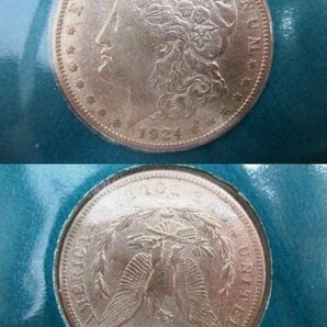 モルガンダラー 銀貨 1ドル セット 5枚 1880 1921 1883 THE HISTORIC MORGAN SILVER DOLLAR COLLECTIONの画像9