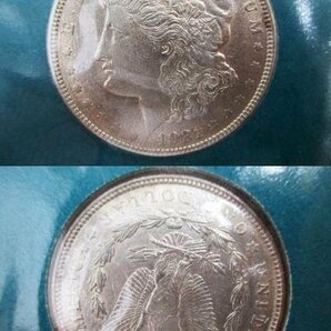 モルガンダラー 銀貨 1ドル セット 5枚 1880 1921 1883 THE HISTORIC MORGAN SILVER DOLLAR COLLECTIONの画像5