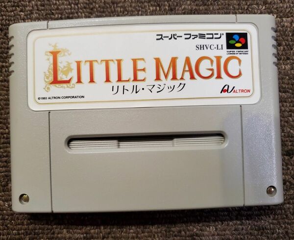 【管M048】　SFCソフト リトルマジック（箱説無）--　アルトロン　スーパーファミコン LITTLE MAGIC