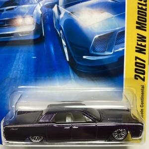 ☆ホットウィール☆ '64 リンカーン　コンチネンタル　紫　Hot Wheels 