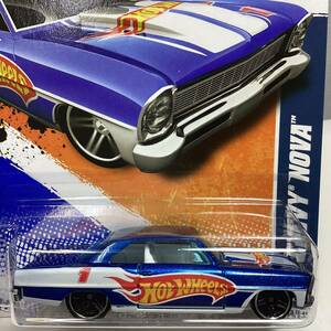 ☆ホットウィール☆ '66 シェビー ノバ　レースチームシリーズ シボレー Hot Wheels 