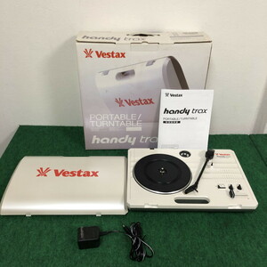 Vestax 　handy trax ポータブルターンテーブル　　現状品(N1214_6_40)