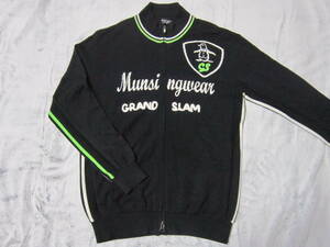 マンシングウェア ゴルフ(M)ビッグロゴ ダブルジップ グランドスラム Munsingwear ゴルフ メンズ セーター 