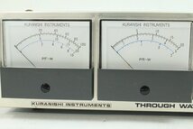 クラニシ 〇 [RW-112L] THROUGH WATTMETER 通過型電力計 パワー計 無線機 〇 #4939_画像8