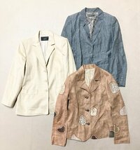 ★ミセス レディース ブランド ファッション 34点 まとめ GK 伊太利屋 Leilian Sybilla KARIZIA 等 サイズMIX 卸 現状品 11.7kg★_画像4