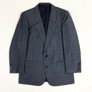▲【古着】Christian Dior クリスチャンディオール スーツ テーラード ジャケット 2B ウール AB-5 グレー メンズ 0.77㎏