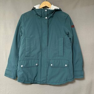 ■AIGLE エーグル ジャケット ジャンパー アウター ボア フード付 ジップアップ レディース サイズ38 グリーン■