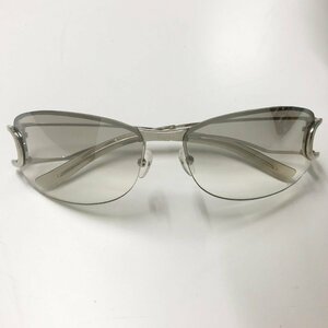 ▲【ジャンク品】Dior ディオール グラデーション サングラス メガネ アイウェア スクエア カラーレンズ YB7VZ 6114-127 シルバー 0.16㎏