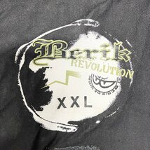 ●Berik Revolution ベリック ライダース レザー ジャケット シングル ダメージ加工 ペイント ブラック 大きいサイズ XXL メンズ 1.01kg●_画像8