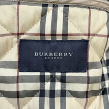 ●BURBERRY LONDON バーバリーロンドン ジャケット フェイクレザー 人工皮革 インナー着脱 ブラック系 三陽商会 メンズ サイズL 0.92㎏●_画像8