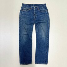 ●80s vintage Levi’s リーバイス デニム ジーンズ ボタンフライ 501 刻印653 スモールe USA製 ブルー系 サイズW32L32 メンズ 0.69kg●_画像1