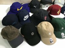 ★ブランドキャプ スポーツ アウトドア 30個大量まとめて ラルフローレン mont-bell 47キャップ NIKE champion Tommy 現状品2.75kg★_画像2