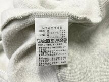 ●THE NORTH FACE ザノースフェイス パーカー フーディー スウェット ロゴ刺繍 フルジップ NT62130 メンズ サイズXL ライトグレー 0.77kg●_画像7