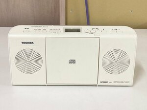 ★TOSHIBA CDラジオ AM/FM 自動受信機能 TY-C24 2016年製 電池付き 現状品 1.52kg★