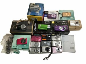 ★デジカメ デジタルカメラ 他カメラ 17個まとめて 他 CASIO/キャノン/SONY/OLYMPUS/Nikon 他 充電器他 ジャンク品4.50kg★