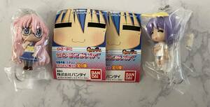 Lucky ☆ Suta ☆ Suing 2 видов Hiiragi Tsukasa miyuki Takara ☆ Lakusuta Swing Figure