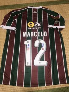 フルミネンセFC マルセロ選手2023リベルタスドーレス杯決勝戦vsボカジュニオール戦ユニフォーム　ブラジル代表