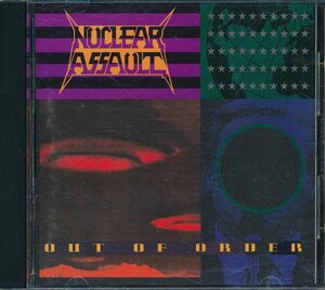 洋楽輸入盤┃ニュークリア・アソルト│Nuclear Assault┃アウト・オブ・オーダー│Out of Order┃I.R.S.X2-13107│1991年┃管理7394