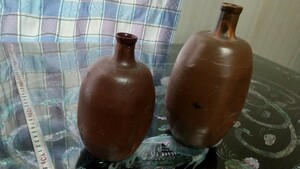  Edo период, Seto sake бутылка,2 шт,