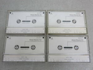 SONY ソニー メタルテープ Metal Master 60 TYPE Ⅳ METAL POSITION CERAMIC COMPOSITE セラミック製 60分 4本セット 中古 現状品