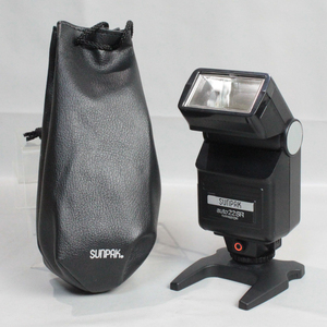 111529 【動作OK サンパック】 SUNPAK auto 22SR 汎用外部ストロボ