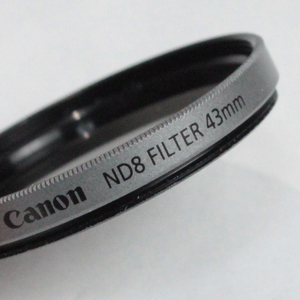111624 【美品 キヤノン フィルター】 Canon 43ｍｍ ND8 FILTER