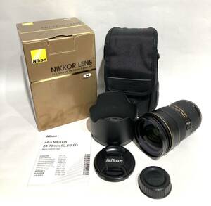 bk-284 ニコン Nikon AF-S NIKKOR 24-70mm F2.8G ED HB-40 箱 ケース 説明書付き(O14-2)