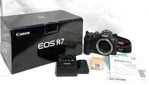 bk-376 Canon キャノン EOS R7 ミラーレス一眼 カメラ ボディ 保証書 説明書 箱(O30-1)