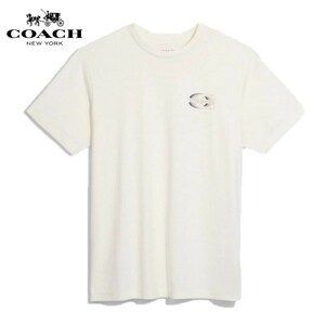 ◆新品/正規品◆【COACH★CJ462-XL】コーチ 半袖Tシャツ シグネチャー グラディエント シンプル ワンポイント 定価35,200円 1点のみ!!