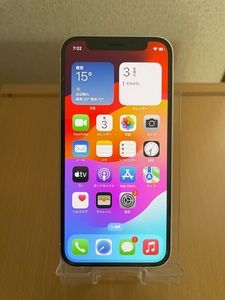 iPhone12mini　128GB AU SIMロック解除済み　ジャンク　ホワイト美品