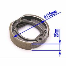 ホンダ（HONDA） リア ブレーキシュー ジョルカブ SNC50 Giorcub 99年-01年 (トクトヨ)Tokutoyo_画像2