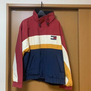 ヴィンテージ OLD TOMMY HILFIGER トミーヒルフィガー　リバーシブルジャケット　フリース　サイズ表記XL