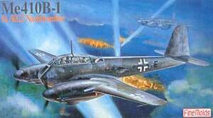 ファインモールド Fine Molds FP014 1/72 メッサーシュミット Me410B-1 Nacht Bomber 夜間爆撃型