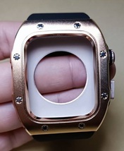 45mm●ローズゴールド●RSTモデル●apple watch カスタム 金属 ステンレス メタル ラバー ゴールデンコンセプト Golden Concept 好きに _画像4