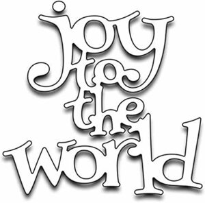 新品☆Joy the the World センチメント ダイ PENNY BLACK クリスマスカード ジョイトゥーザワールド もろびとこぞりて 世界に歓喜を