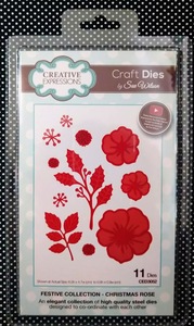 新品☆クリスマスローズ Creative Expressions Christmas Rose CED3052 カードメイキング 