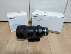 タムロン 50-400mm f/4.5-6.3 Di ⅲ vc vxd model A067 ソニー　eマウント ＋ 純正三脚座　a035TM