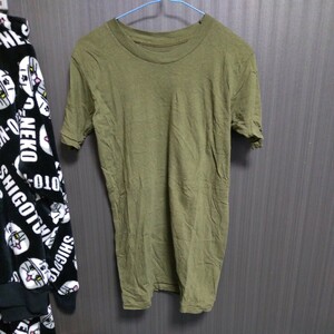 アメリカ軍 半袖Tシャツ OD Sサイズ 米軍