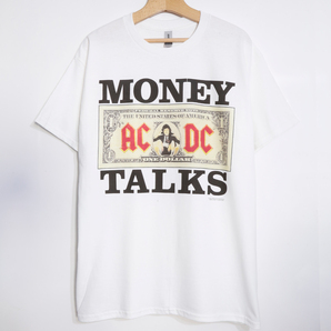 M ACDC MONEY TALKS ロック Tシャツ リアーナ ブラックピンク