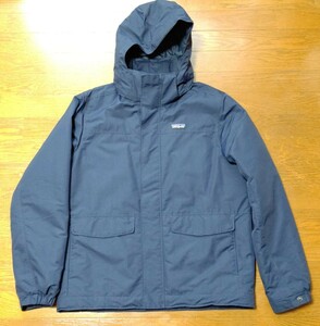 美品/清潔★patagonia★ISTHMUS PARKA(イスマス パーカー)マウンテンパーカーフーディジャケット★26990FA20(2020年製)★M(L位)紺/ネイビー