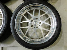 ELFORD Celestial セレスティアル 24x10.0J P.C.D 150-5H インセット +41.5 ランドクルーザー200 ZX 305/35R24 タイヤ付き4本セット_画像4