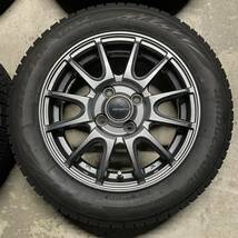 155/65R14 BRIDGESTONE VRX2 21年製造アルミスタッドレスセット 王道軽自動車サイズ！_画像4