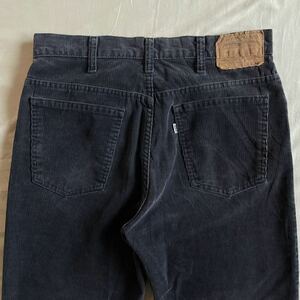 黒! 80s Levi’s 517 1558 ブラック コーデュロイパンツ W34 USA製 TALON ビンテージ リーバイス 519 70s 90s