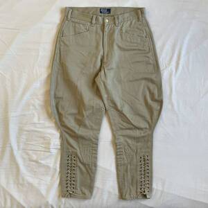 希少! 80s Ralph Lauren USA製 チノ パンツ US ARMY ジョッパーズ TALON ビンテージ ミリタリー チノパン POLO ラルフローレン 90s